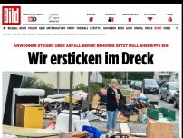 Bild zum Artikel: Anwohner steigen über Abfall-Berge! - Wir ersticken im Dreck