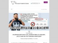 Bild zum Artikel: Hildmann rief dazu auf, HoGeSatzbau zu melden. Jetzt sind sie stattdessen verifiziert