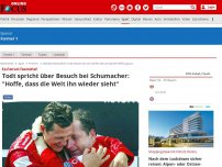 Bild zum Artikel: Ex-Ferrari-Teamchef - Todt spricht über Besuch bei Schumacher: „Hoffe, dass die Welt ihn wieder sieht“