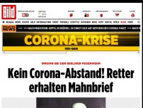 Bild zum Artikel: Bei der Berliner Feuerwehr - Kein Corona-Abstand! Retter erhalten Mahnbrief