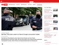 Bild zum Artikel: Berliner Polizisten sollen im Dienst Drogen konsumiert haben