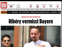 Bild zum Artikel: Sehnsucht beim Superstar - Ribéry vermisst Bayern