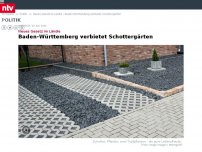 Bild zum Artikel: Neues Gesetz im Ländle: Baden-Württemberg verbietet Schottergärten