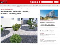 Bild zum Artikel: 'Setzten auf Kooperation' - Neues Gesetz: Baden-Württemberg verbietet Schottergärten