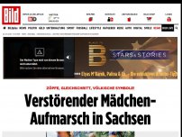 Bild zum Artikel: Uniform und völkische Symbole - Merkwürdiger Mädchen- Aufmarsch in Sachsen