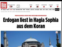 Bild zum Artikel: Ab Heute Moschee und kein Museum - Türken stürmen Hagia Sophia