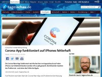 Bild zum Artikel: Corona-Warn-App funktioniert auf iPhones fehlerhaft
