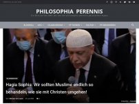 Bild zum Artikel: Hagia Sophia: Wir sollten Muslime endlich so behandeln, wie sie mit Christen umgehen!