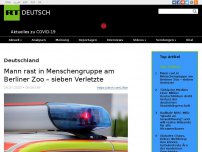 Bild zum Artikel: Mann rast in Menschengruppe am Berliner Zoo – sieben Verletzte