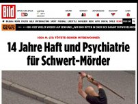 Bild zum Artikel: Issa L. (31) tötete Mitbewohner - 14 Jahre Haft und Psychiatrie für Schwert-Mörder