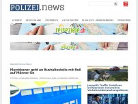 Bild zum Artikel: Marokkaner geht an Bushaltestelle mit Beil auf Männer los