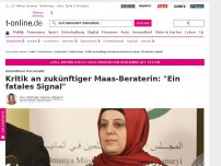 Bild zum Artikel: Kritik an zukünftiger Maas-Beraterin Nurhan Soykan: 'Ein fatales Signal'