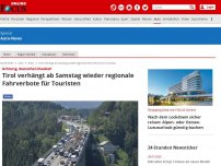 Bild zum Artikel: Achtung, deutsche Urlauber! - Tirol verhängt ab Samstag wieder regionale Fahrverbote für Touristen