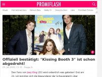 Bild zum Artikel: Offiziell bestätigt: 'Kissing Booth 3' ist schon abgedreht!