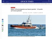 Bild zum Artikel: Malta: 94 Bootsmigranten aus Seenot gerettet – 65 corona-positiv