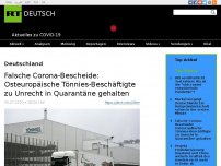 Bild zum Artikel: Falsche Corona-Bescheide: Osteuropäische Tönnies-Beschäftigte zu Unrecht in Quarantäne gehalten