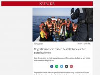 Bild zum Artikel: Migrationsdruck: Italien bestellt tunesischen Botschafter ein
