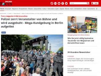 Bild zum Artikel: Trotz steigender Infektionszahlen - 'Wir sind die zweite Welle“: Tausende Corona-Leugner demonstrieren ohne Masken in Berlin