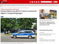 Bild zum Artikel: 210 Fälle zwischen März und Anfang Juli - Schock-Zahlen aus Berlin: Polizei verzeichnet täglich 2 Vergewaltigungen