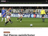 Bild zum Artikel: Del Pieros peinlichster Penalty seiner Karriere – da muss sogar der Kommentator lachen