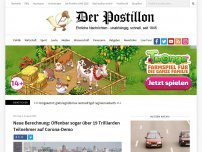 Bild zum Artikel: Neue Berechnung: Offenbar sogar über 19 Trilliarden Teilnehmer auf Corona-Demo