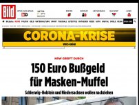 Bild zum Artikel: NRW - 150 Euro Bußgeld für „Masken-Muffel“