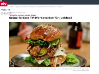 Bild zum Artikel: Deutsche werden immer dicker: Grüne fordern TV-Werbeverbot für Junkfood