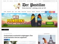 Bild zum Artikel: Glasfaserkabel versehentlich aufgebaggert: Über 20.000 Hektoliter Internet ausgelaufen