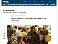 Bild zum Artikel: Nach Protesten - US-Autokino zeigt Film „Kindergarten Cop“ nicht