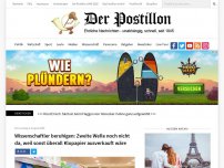 Bild zum Artikel: Wissenschaftler beruhigen: Zweite Welle noch nicht da, weil sonst überall Klopapier ausverkauft wäre