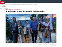 Bild zum Artikel: Ohne Abstand, ohne Maske: Urlaubsfoto bringt Steinmeier in Bredouille