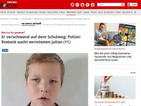 Bild zum Artikel: Polizeiinspektion Rostock - Jähriger Rostocker vermisst - Polizei bittet um Mithilfe