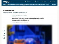 Bild zum Artikel: Bombendrohungen gegen Gesundheitsämter in mehreren Bundesländern