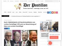 Bild zum Artikel: Nach 3 Wahldebakeln mit Kanzlerkandidaten vom rechten Parteiflügel: SPD setzt zur Abwechslung auf Mann vom rechten Parteiflügel