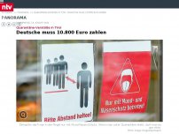 Bild zum Artikel: Quarantäne-Verstöße in Tirol: Deutsche muss 10.800 Euro zahlen