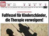 Bild zum Artikel: Härtere Strafen bei Kindesmissbrauch - Fußfessel für Kinderschänder, die Therapie verweigern!