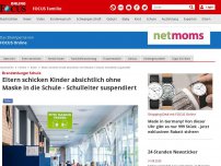 Bild zum Artikel: Brandenburger Schule - Eltern schicken Kinder absichtlich ohne Maske in die Schule - Schulleiter suspendiert