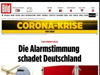 Bild zum Artikel: Das meint BILD - Die Alarmstimmung schadet Deutschland