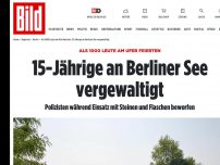 Bild zum Artikel: Während 1000 Leute feierten - 15-Jährige an Berliner See vergewaltigt