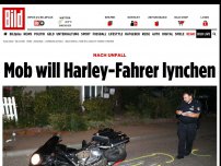 Bild zum Artikel: Nach Unfall - Mob will Harley-Fahrer lynchen