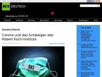 Bild zum Artikel: Corona und das Schweigen des Robert Koch-Instituts