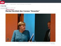 Bild zum Artikel: 'Zügel anziehen': Merkel fürchtet das Corona-'Desaster'