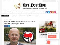 Bild zum Artikel: Weil er AfD-Politiker krankenhausreif boxte: Kalbitz zum Antifa-Ehrenmitglied ernannt