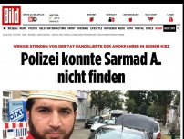 Bild zum Artikel: A 100-ATTENTÄTER SARMAD A. - Er postete Hinweise zur Tat auf Facebook