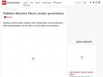 Bild zum Artikel: Puhdys-Bassist Harry Jeske gestorben