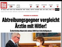 Bild zum Artikel: Prozess in Hamburg - Abtreibungsgegner vergleicht Ärztin mit Hitler!