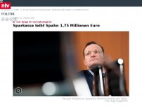 Bild zum Artikel: Er war lange im Verwaltungsrat: Sparkasse leiht Spahn 1,75 Millionen Euro