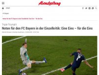 Bild zum Artikel: Triple-Triumph!: Noten für den FC Bayern in der Einzelkritik: Eine Eins – für die Eins