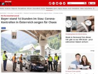 Bild zum Artikel: Am Karawankentunnel - Bayer stand 14 Stunden im Stau: Corona-Kontrollen in Österreich sorgen für Chaos