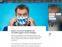 Bild zum Artikel: Bayern verschärft Bußgelder bei Verstößen gegen Corona-Auflagen
